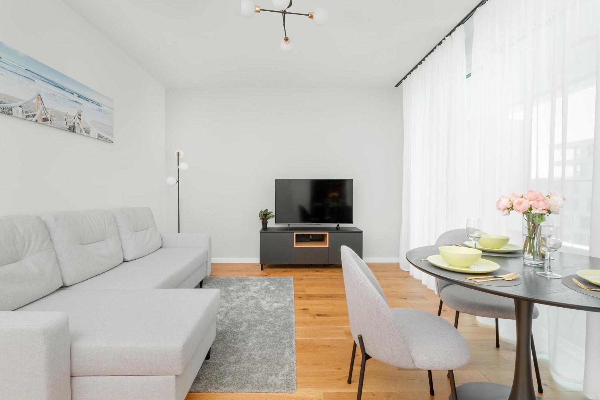 Apartament Na 15 Pietrze Z Widokiem Na Zatoke W Gdyni I Parkingiem By Noclegi Renters Gdynia Buitenkant foto